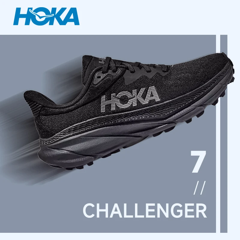 

Hoka One One Challenger 7 Men Running Shoes Outdoor Road Sneakers Cushioning Elasticity Marathon Shoes Trail Trekking