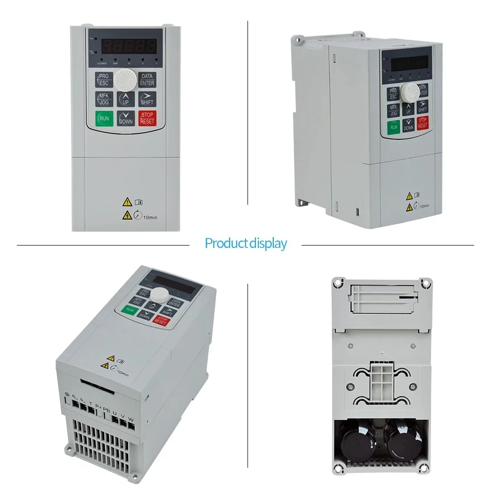 VFD Variable Frequency Drive Inverter 0.75kW,1.5kW,2.2kW 380V 3Phase Input; 220V 1-Phase Inverter Converter Vector Vontrol