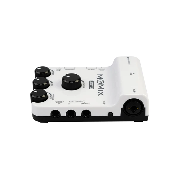 ขายด่วน MOMIX การ์ดเสียงมิกเซอร์สำหรับบันทึกเสียงโทรศัพท์มือถือและถ่ายทอดสด