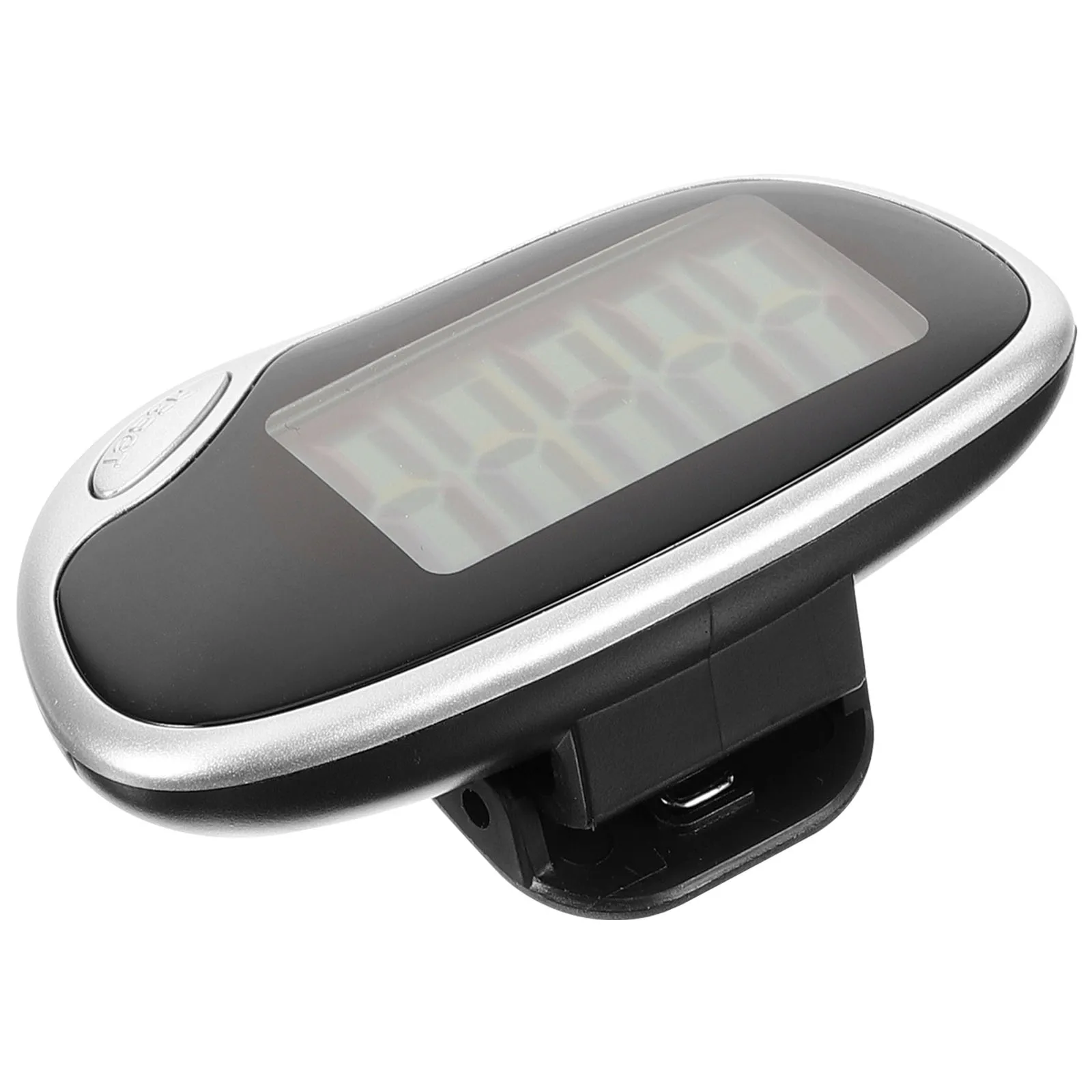 

Large Screen Pedometer Black ABS Walking Running Fitness Counter Portable Seniors Passometer Outdoor Step Multifunctional