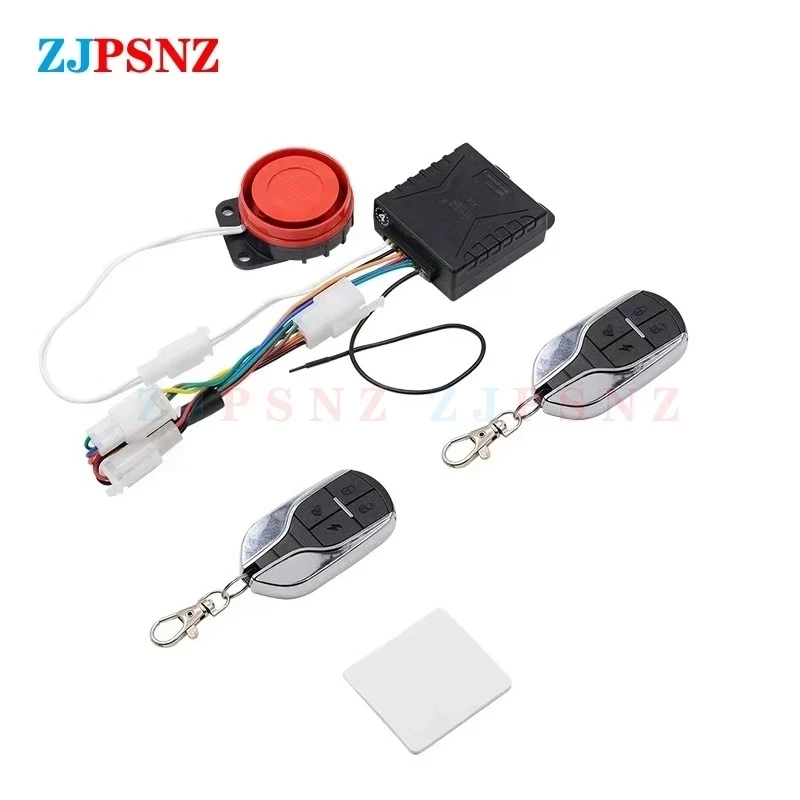 Ebike Alarm System 48V 60V 72V With Two Switches For Electric Bicycle Scooter Motorcycle Tricycle Ebike Brushless Controller