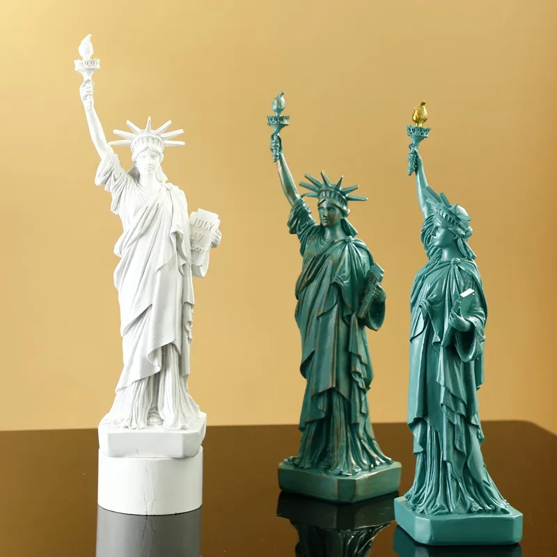 Imagem -03 - Modelo Vilead Statue of Liberty Acessórios de Mesa Colecionáveis Lembranças de Viagem Nova York Escritório Casa Decoração Interior 30cm