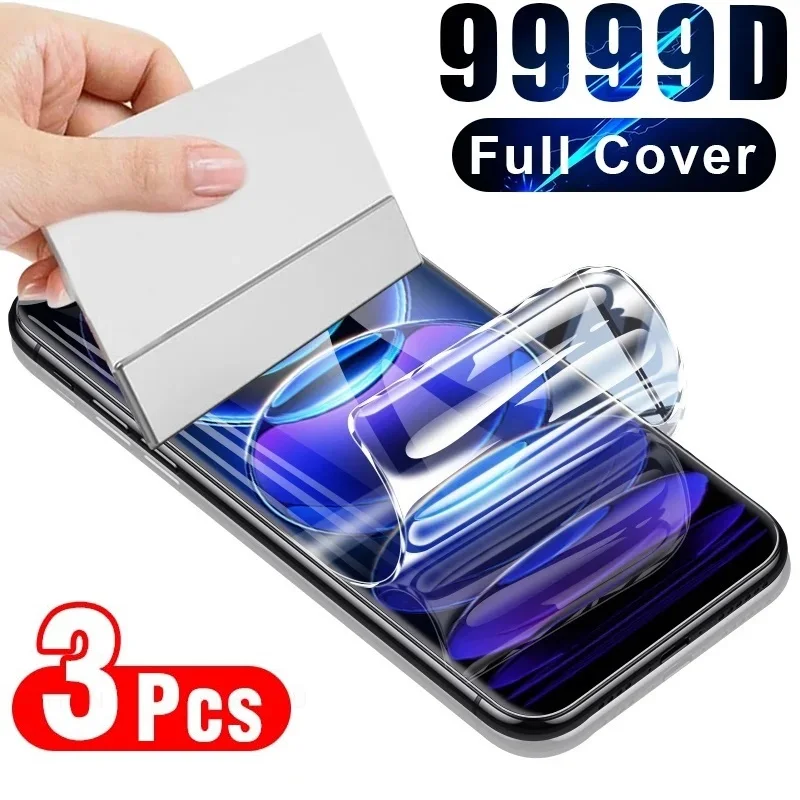 3Pcs Hydrogel Film For Sharp Aquos R8s R7s R9 V7 Wish 3 4 Sense 8 9 Plus Pro Screen Protector For Sharp Basio Active2