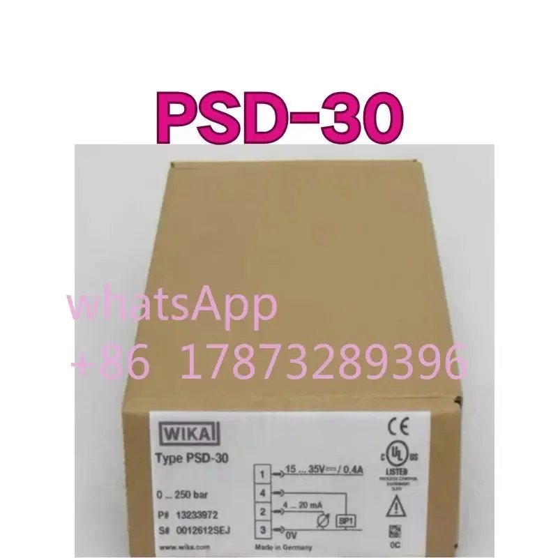 

New pressure switch PSD-30 for quick delivery