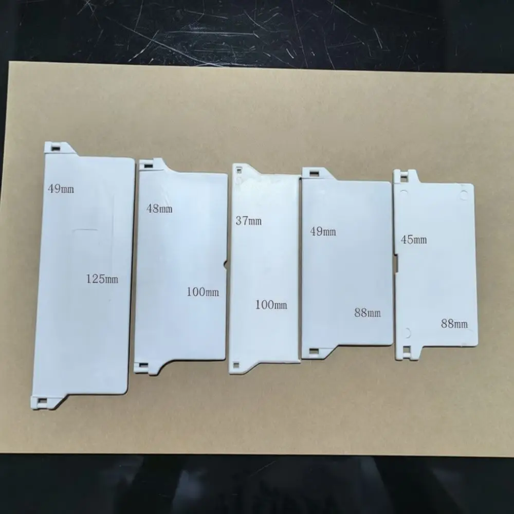 Repair Part Vertical Blind Weight 89mm 100mm 127mm White PVC Slat Plate Replacement Window Shutter Fixing Accessory