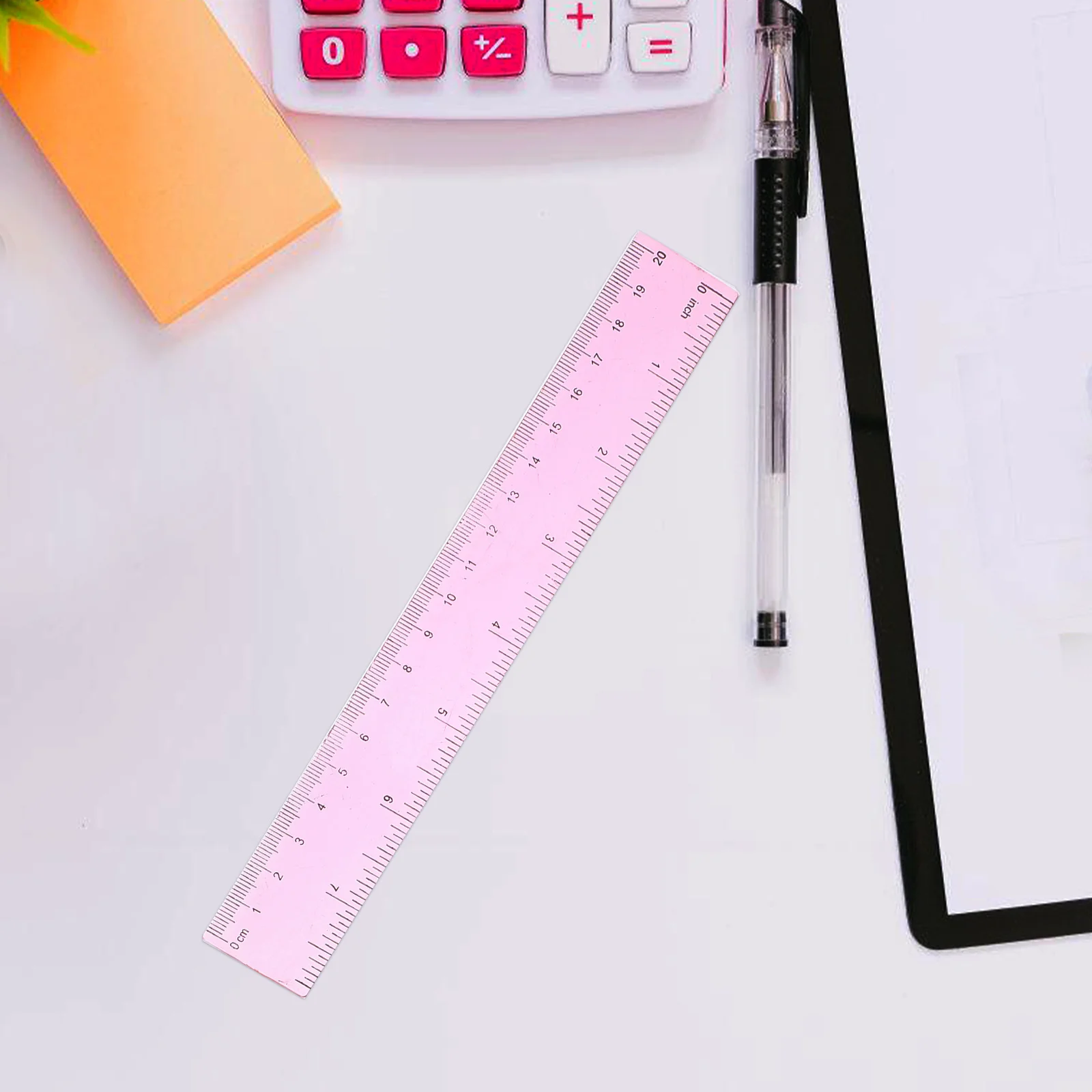 

5 Pcs Colorful Plastic Ruler Office Drawing Multifunctional Teaching Measuring Tool Tools Scale