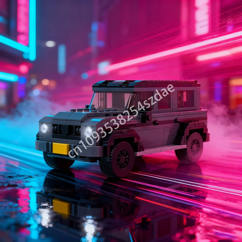 

515pcs MOC Mercedesesed Benz Squared Model Building Blocks Construction Assemble DIY Toys Creative Kids Christmas Gift Birthday