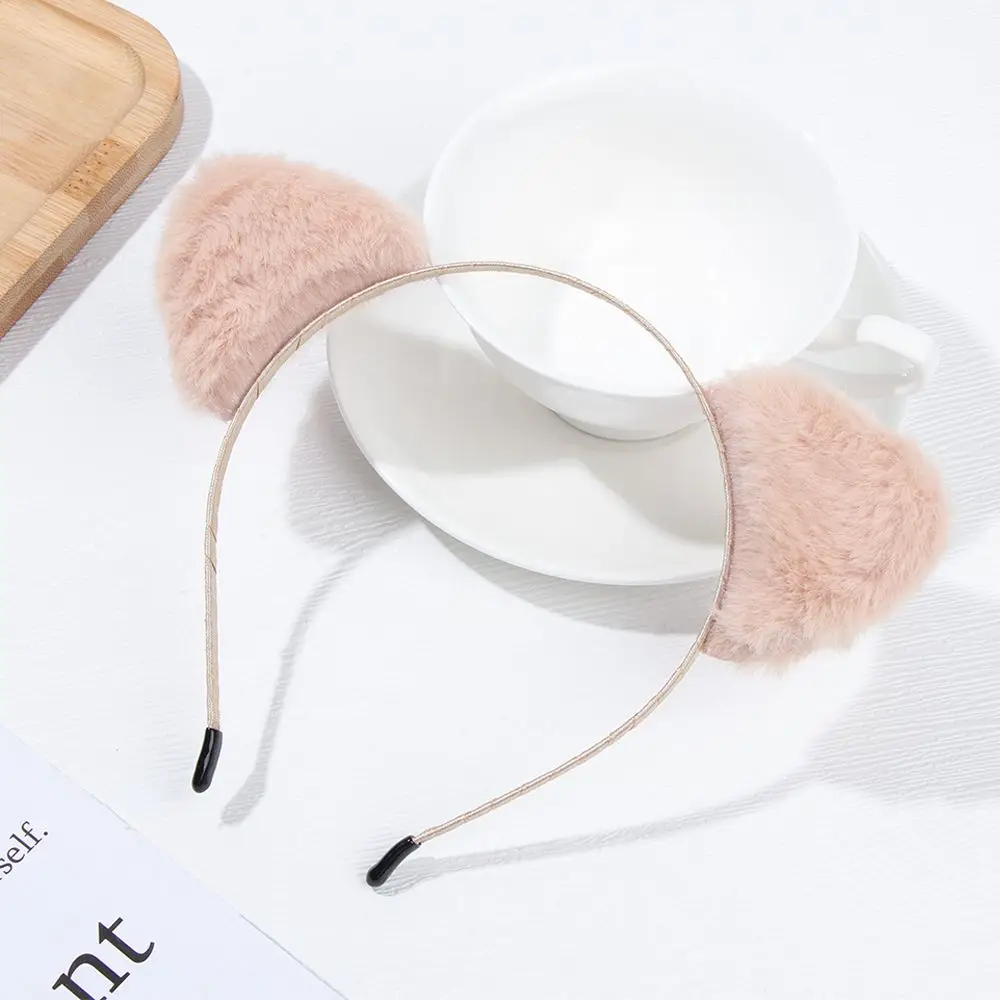 Women Girls Makeup Cartoon  Face Wash Cat Ears Headband Hair Band Hair Hoop Hair Accessories