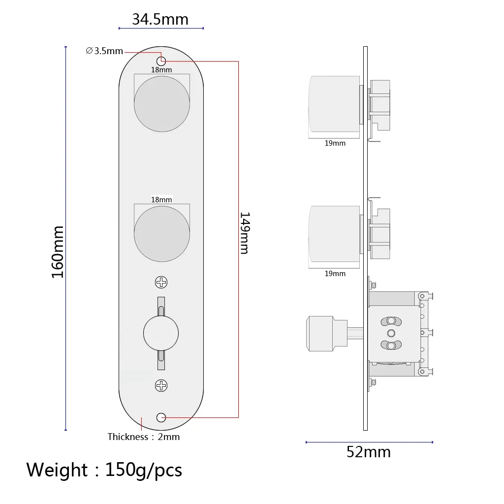  حزام لوحة تحكم سلكي مسبقًا ثلاثي الاتجاهات لسلسلة جيتار Tele/Telecaster TL #4