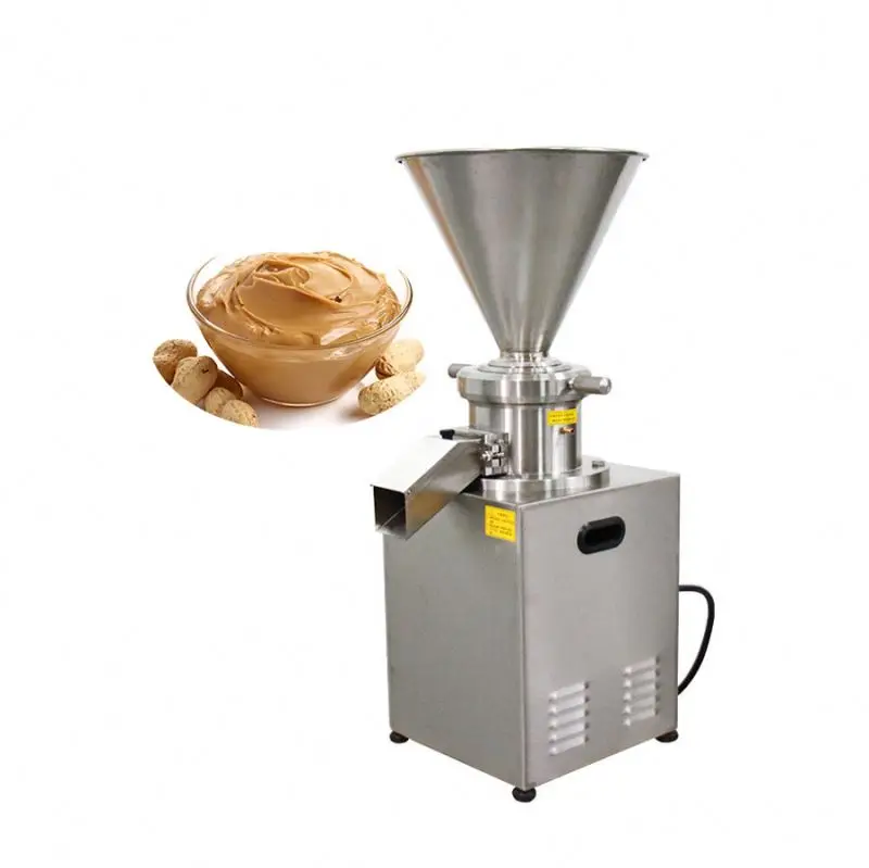 

Hazelnut Peanut Manufacture Plant Stone Grinder Jam Vertical Colloid Mill Pea Nut Butter Make Machine