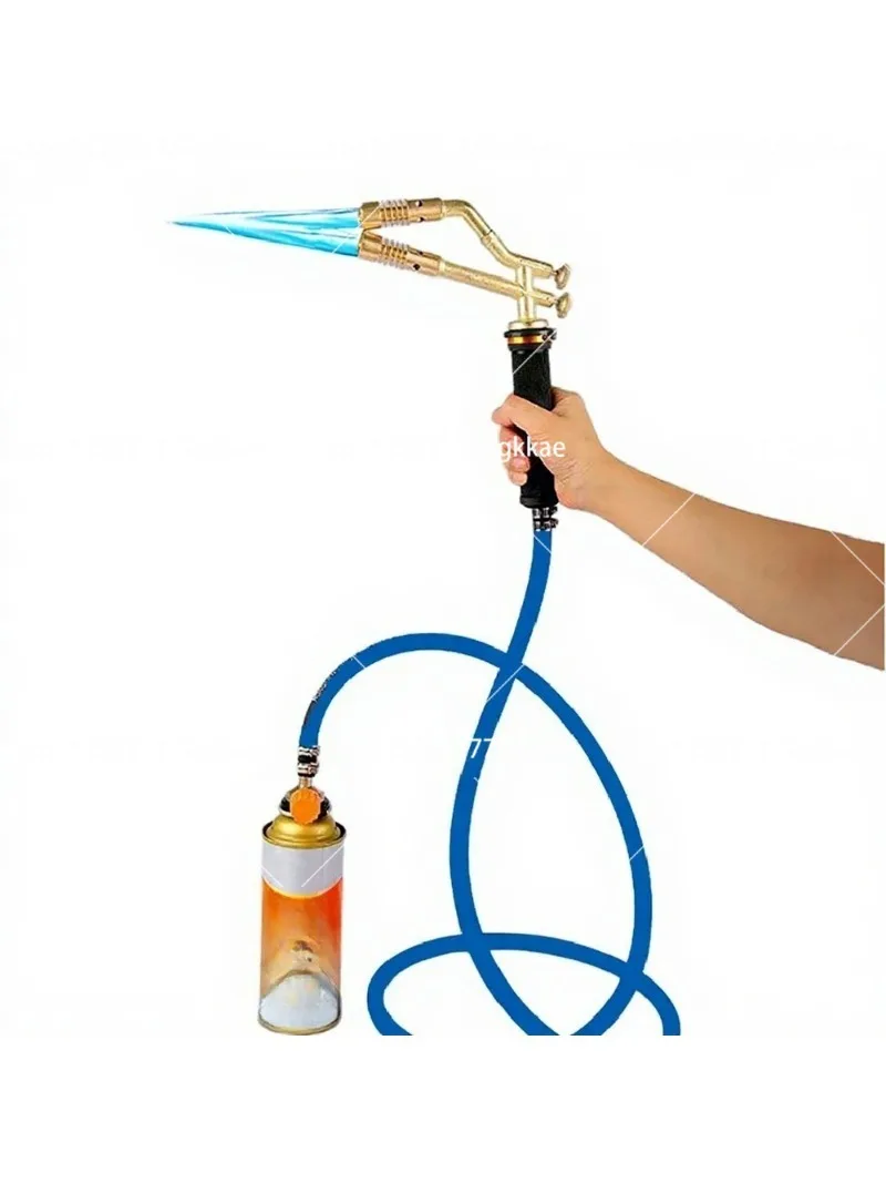 Double Head All Copper High Temperature Gas Torch for Metal Welding