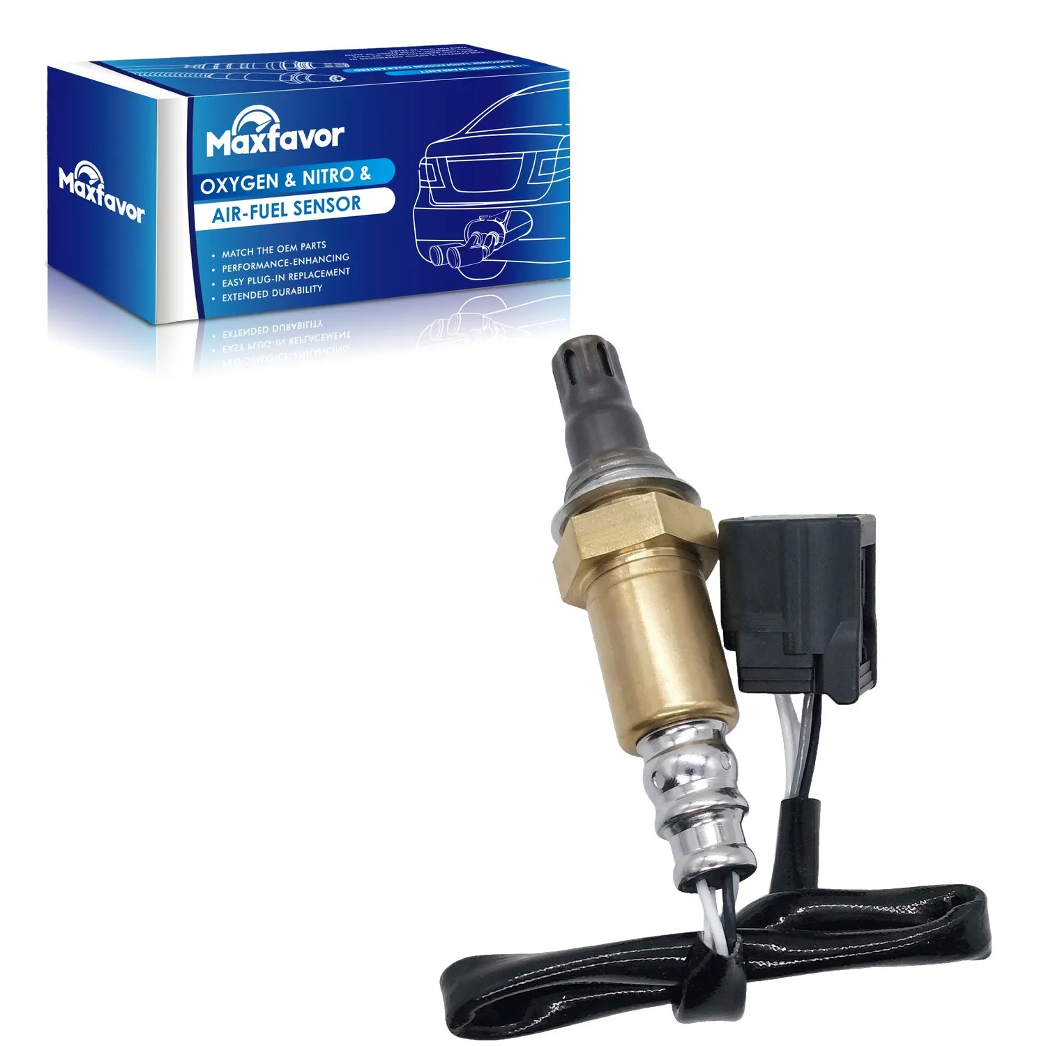 Maxfavor Upstream Oxygen Sensor 234-9076 for 2006-2011 Honda Civic, for 2006-2011 Acura Csx Replaces 250-54040