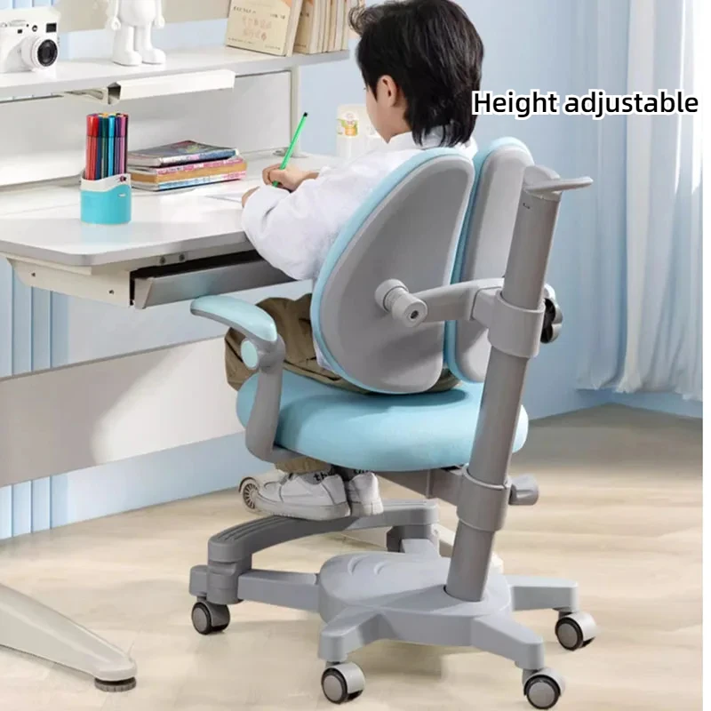 Studie Computer Rugleuning Kinderstoel Comfortabel leren Fauteuil Extra kinderstoel Schooljongen Sillones Infantiles Meubilair