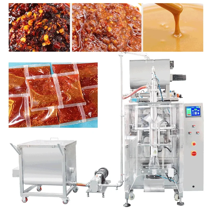 آلة تعبئة نماذج متعددة آلة تعبئة وتغليف العسل السائل الأوتوماتيكية عالية الكفاءة