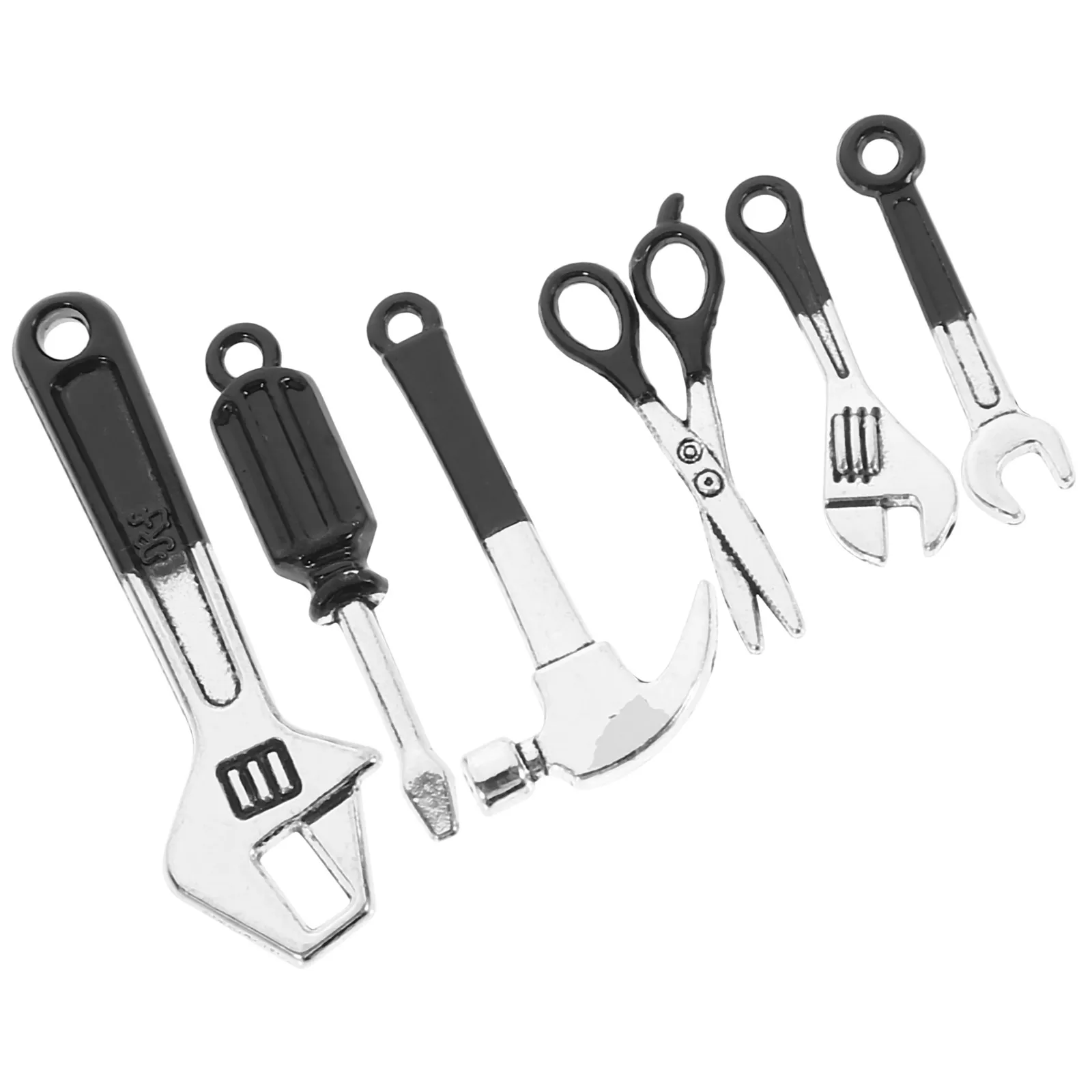 1 セットミニチュアツールセットミニハウスデコレーション小さなツールごっこ遊びアクセサリーミニスタッフミニチュアセットドールハウス用