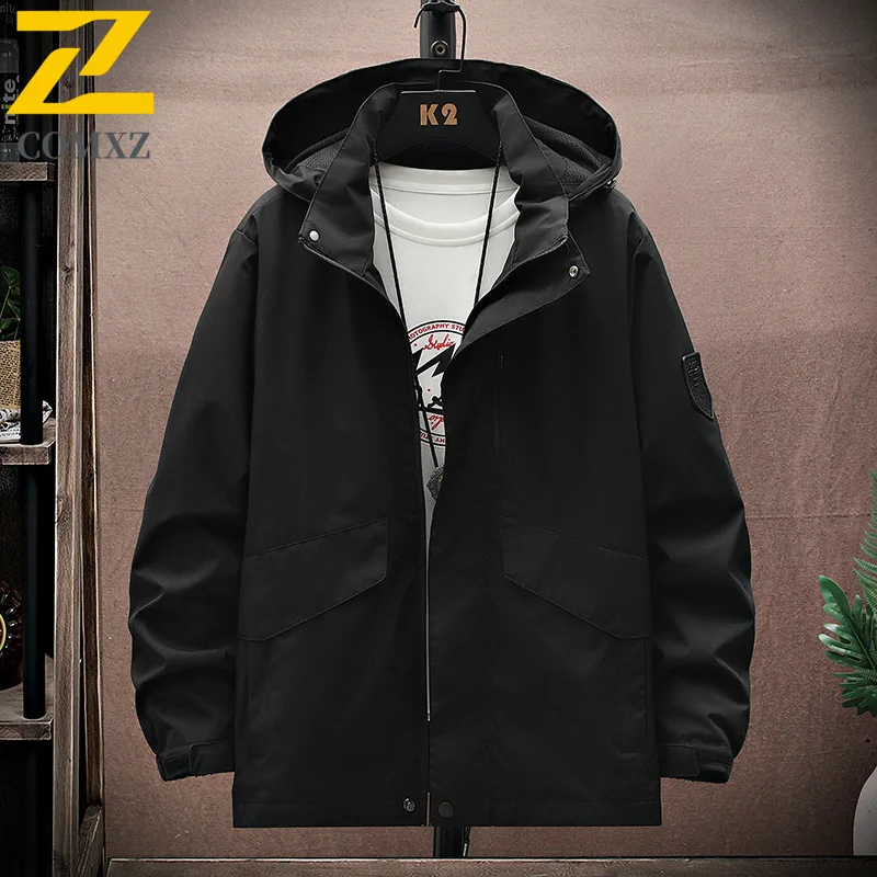 EiAO سترة واقية للزوجين غطاء محرك السيارة قابل للفصل مقاوم للرياح مقاوم للماء معطف خارجي أنيق للتنزه والتخييم والصيد ملابس عصرية 2025 #2