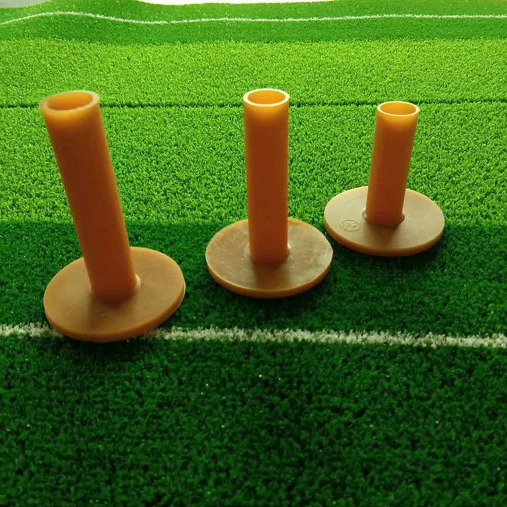 

8pcs Golf Ball Pad Rubber Tee Base Holders Stable Practice Driving Range Durable Professional Golfs Supplies