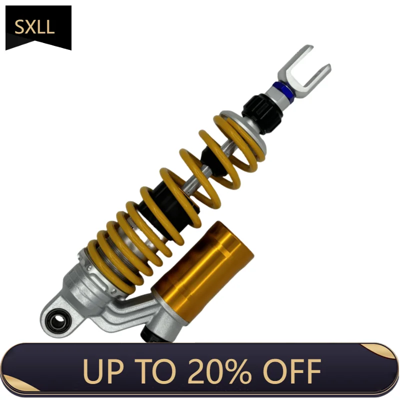 

SXLL Motorcycle Rear Shock Absorber 320mm Adjustable Damping and Rebound Suspension - High Support for Off-Road Cruiser Sport B