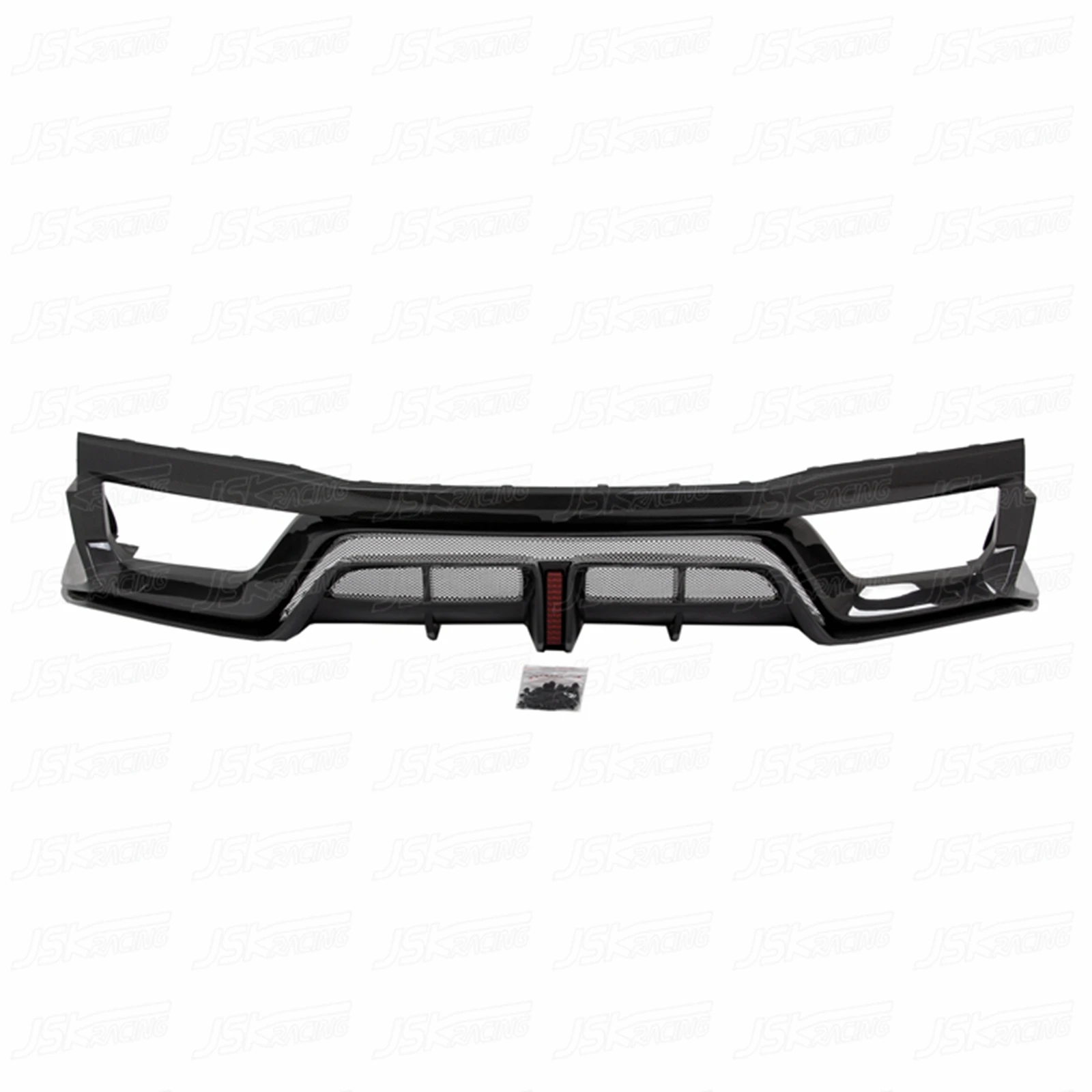 Black S Style Carbon Fiber Rear Diffuser With Light For Nissan Gtr R35 2017-2021 (JSKNSR508419)