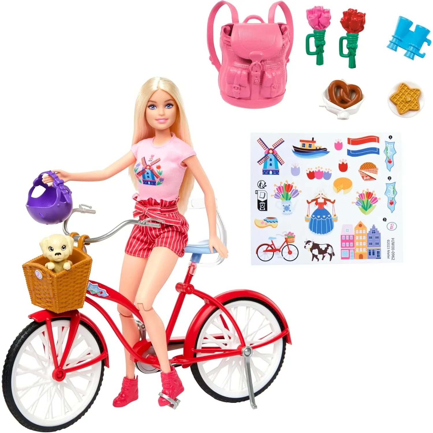 

Оригинальная кукла Барби Mattel, велосипедный игровой набор, велосипедные куклы для девочек, оригинальный брендовый подарок на Рождество, день рождения, игрушки Барби для детей