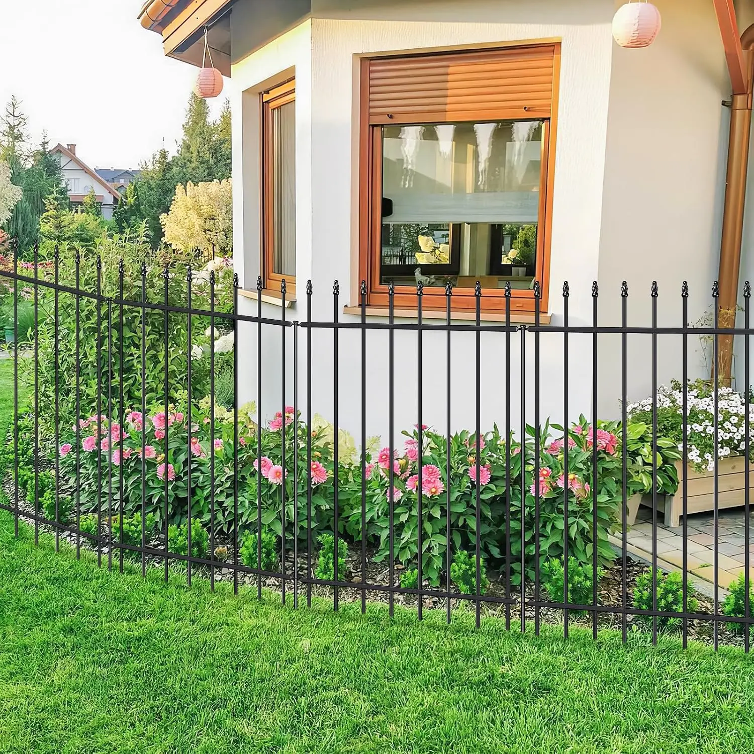 Decorative Metal Garden Fence 42