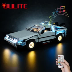 LED Light  Kit For Creator 10300 Back to the Future Time Machine Children Technical DIY Toys Set (Not Included Building Blocks)