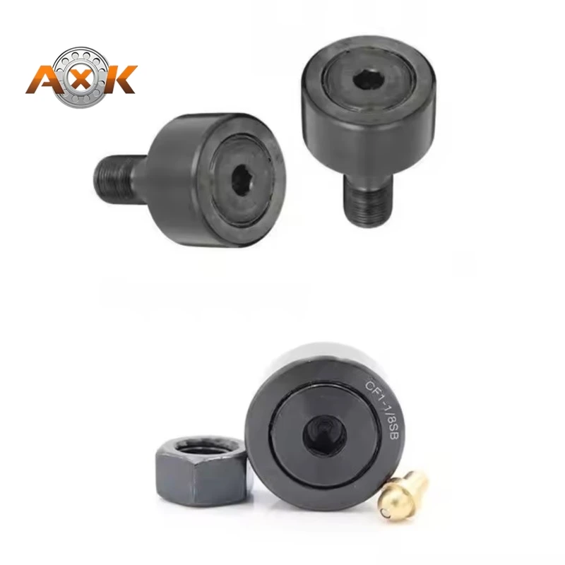 CR12R 3/8 X 3/4 9.525X19.05X30mm CR 14R 3/8 X 7/8 9.525X22.225X30 mm Inch Bolt Roller Bearings Spherical CAM Follower Black