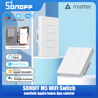 Sonoff M5 120W 86W Matter Wifi Smart Wall Switch Remote Control Via EWelink APP Alexa Homekit App Google Home Assistant Siri