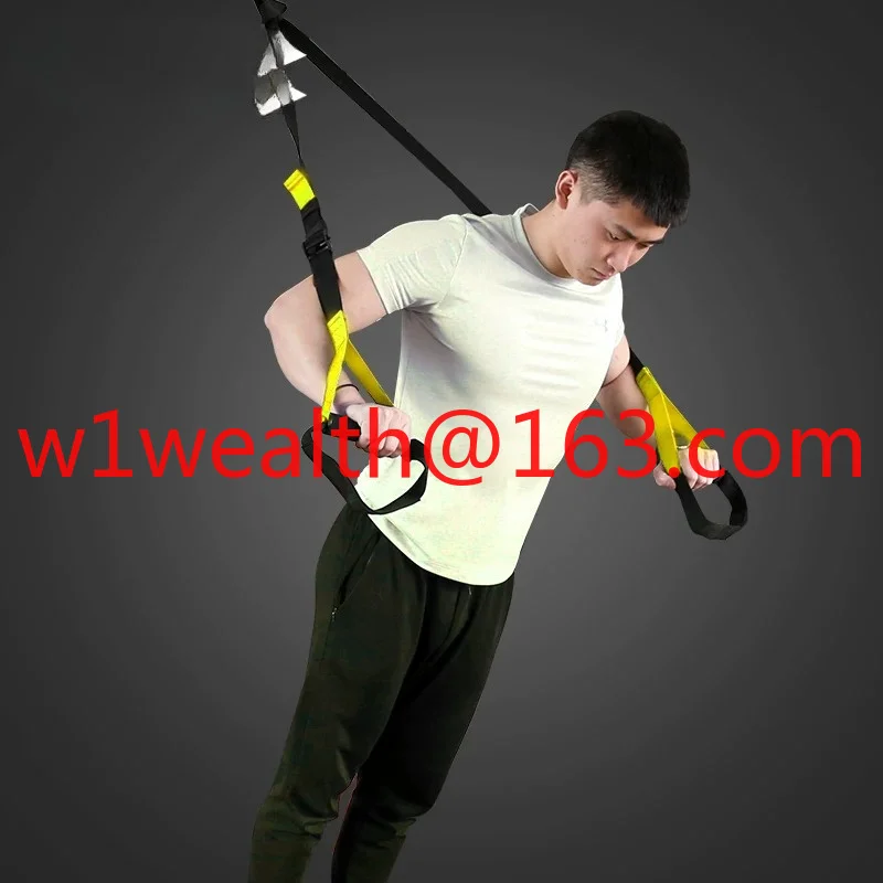 Suspension training belt, resistance belt, leg strength device, gym tension belt, household