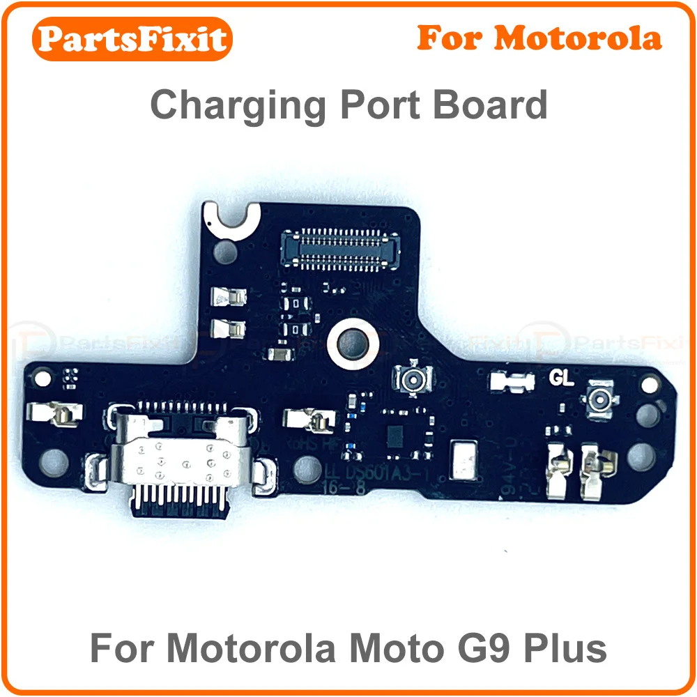 Placa de puerto de carga OEM para Motorola Moto G9 Plus, placa conectora de puerto de carga USB tipo C de repuesto