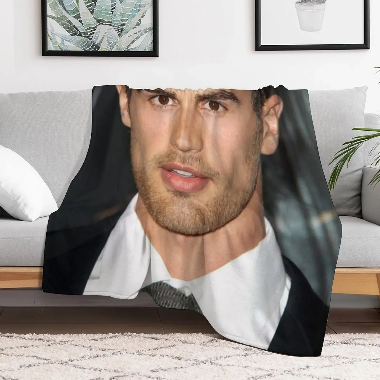 theo james Throw Blanket Luxury Thicken Luxury Blankets