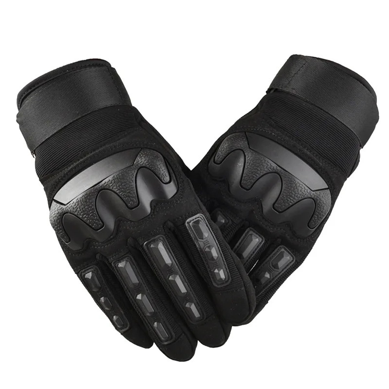 Guantes tácticos de dedo largo para deportes al aire libre, ciclismo, Fitness, montañismo, entrenamiento, pantalla táctil de dedo completo