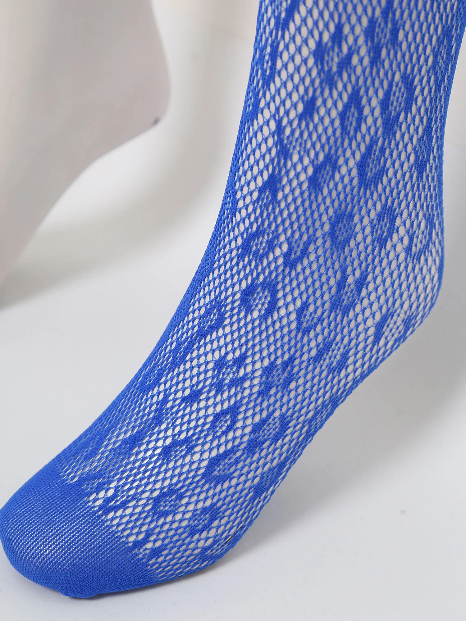 

Womens Sexy Fishnet Lingerie See Through Hollow Out One Shoulder Long Sleeve Bodysuit Stretchy Asymmetrical Single Leg Unitard