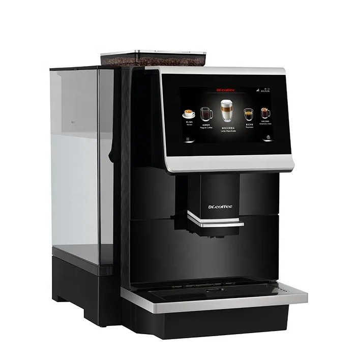 Dr.Coffee C12 Black Automatic Espresso Coffee Machine With Grinder For Office And VIP Room