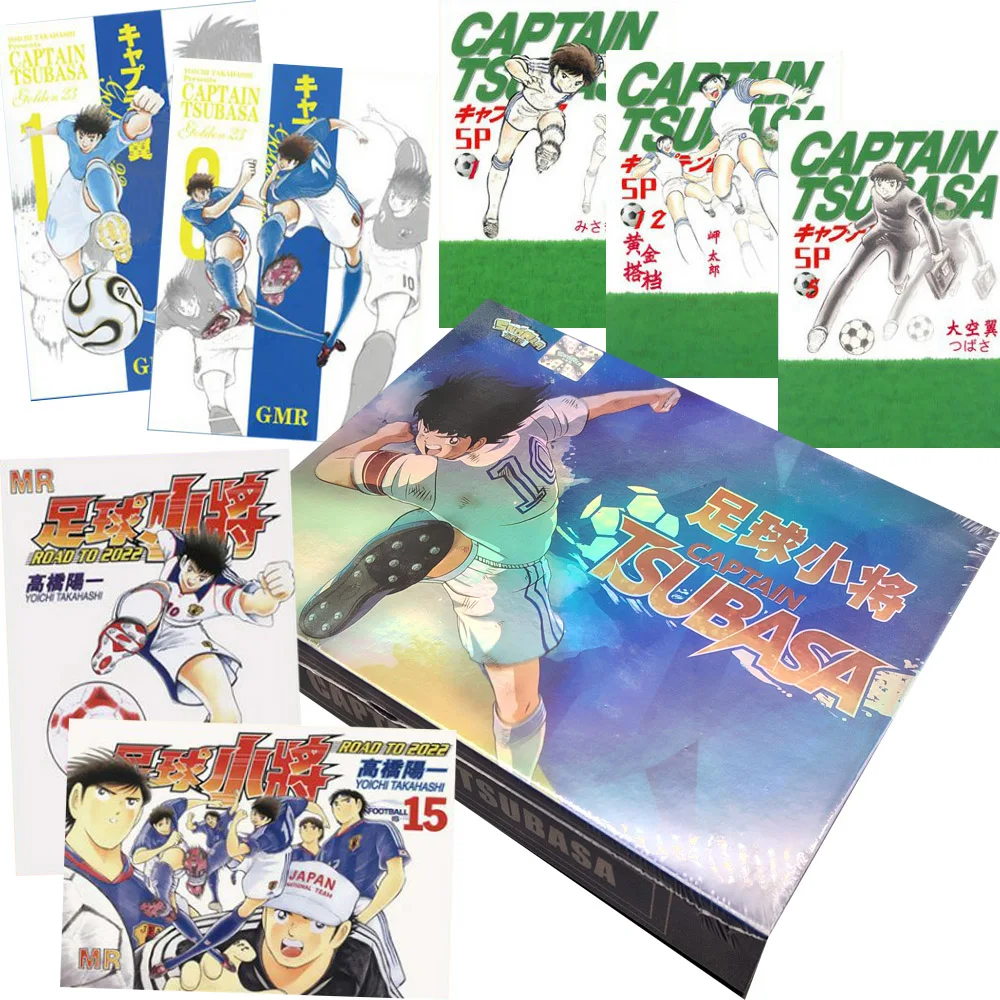 การ์ดสะสมอนิเมะสุดยอด คอลเลกชันยอดนิยม แนวกีฬาฟุตบอลคลาสสิก การ์ตูน ตัวละครหลัก ภาพวาดสเก็ตช์ การ์ดศิลปะ ของขวัญคริสต์มาสสำหรับเด็กชายและเด็กหญิง