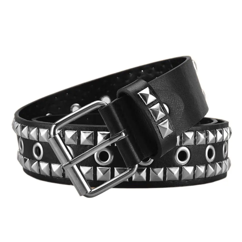 أزياء المرأة دبوس مشبك برشام حزام تصميم فاخر ريترو الأعمال حزام الخصر عارضة فاسق زنار يقترن مع التنانير الجينز #3