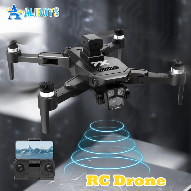 S1 RC Drone 4-Axis UAV HD Remote Control Aerial Photography Intelligent Obstacle Avoidance Brushless Helicopter Aircraft Gift