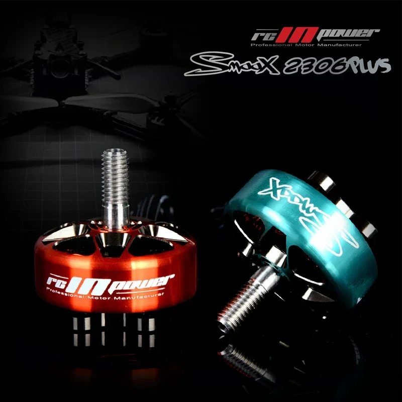 RCINPOWER SmooX 2306 Plus 1350KV 1880KV 6S 2280KV 2580KV 4S Brushless Motor for RC FPV Freestyle Long Range Drones