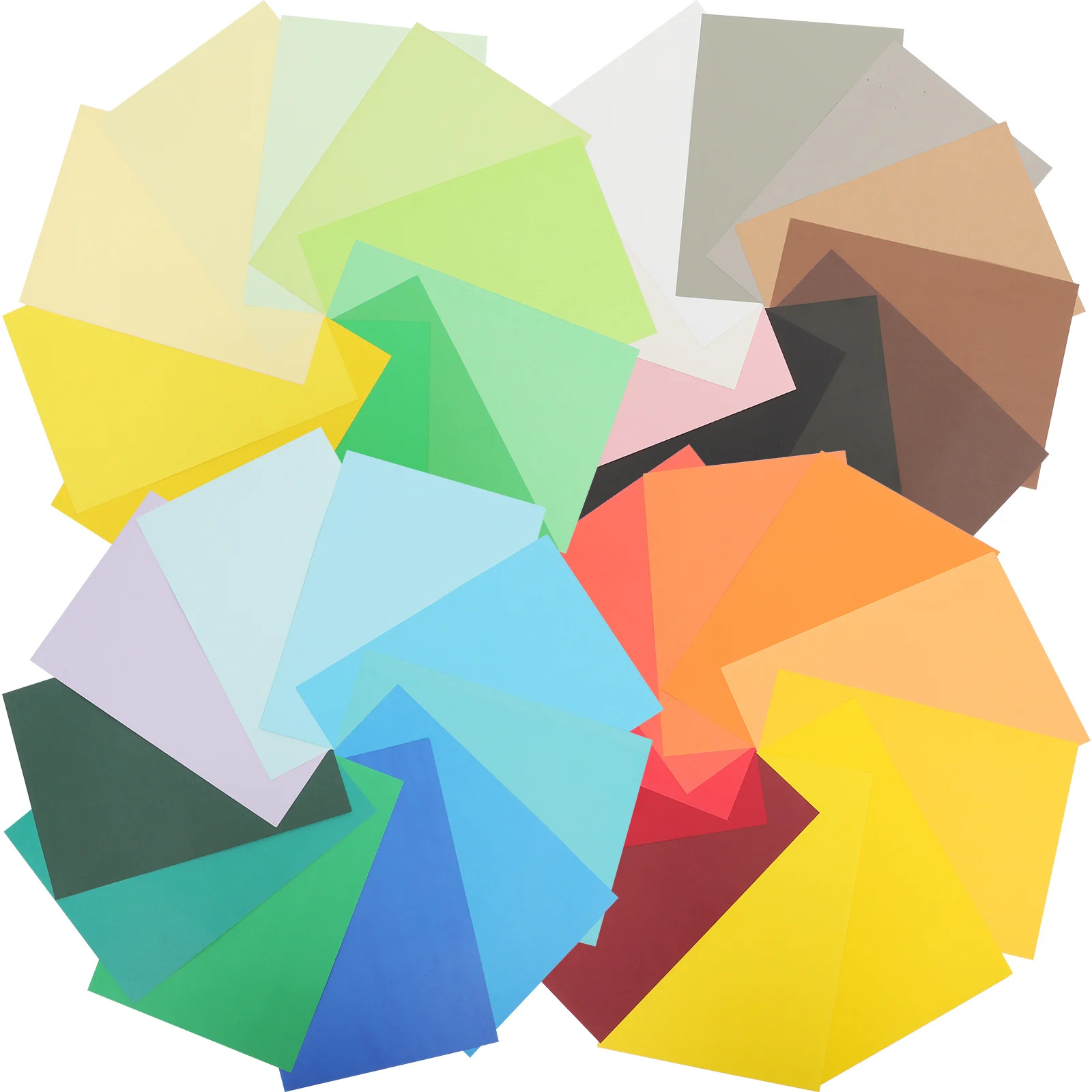 50 Sheets Blank Card Paper DIY Coloring Craft Paper for Kids Handicraft Making Drawing Writing Practice Art Projects Creative