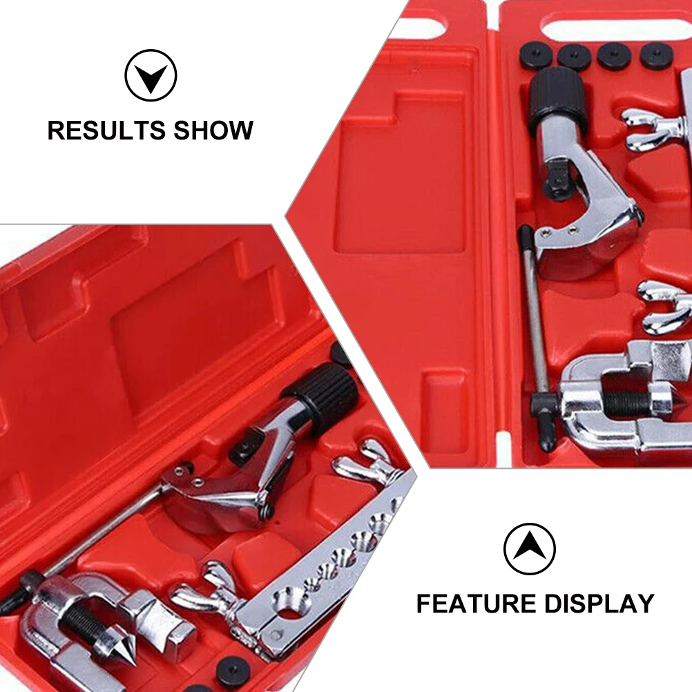

12Pcs FlaringToolSet HighQuality Steel Aluminum RepairTools RefrigerationServiceKit PortableStorageBox