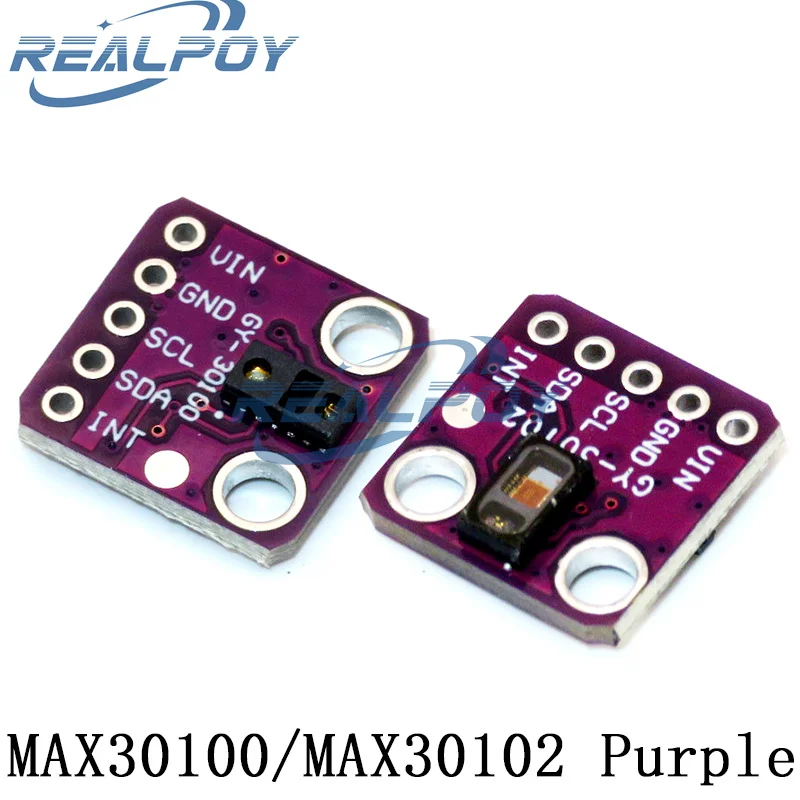 MH-ET LIVE MAX30102 MAX30100 Heart rate Sensor Module Puls detection Blood oxygen concentration test For Arduino Ultra-Low Power