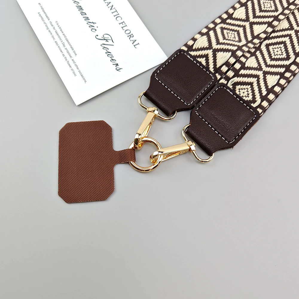 Adjustable 2-in-1 Mobile Phone Lanyard Strap, Gift