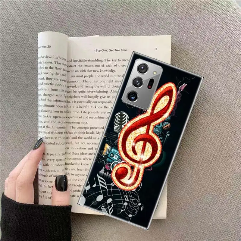 Emotional musical symbols Phone Case For Samsung S24 S23 S22 Ultra Fundas S21 Plus Galaxy S20 FE S10 Lite S10E S9 S8 S7 S6 Edge