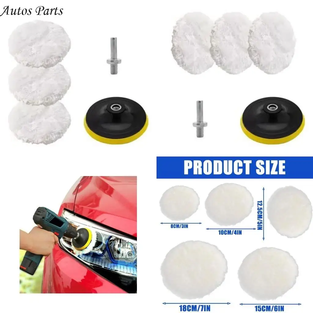 57BA Pack Of 5 Car Polishing Pads Car Buffing Pad Scratch Removal & Enhancement