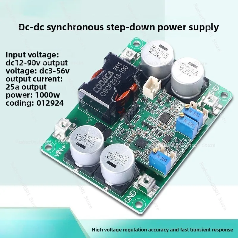 1000W DC-DC synchronous step-down power supply module adjustable fuel cell charging 5-56V /25