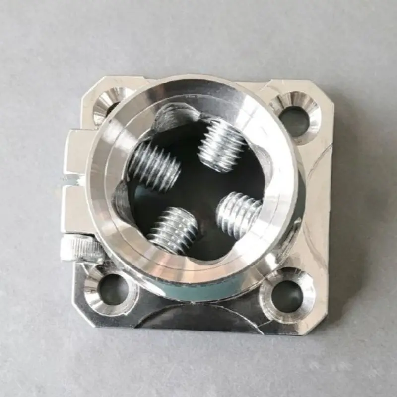 Adjustable Rotatable Concave Prosthetic Limb Socket Connector Plate Accessory Part for Artificial Ortheses Prostheses