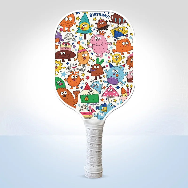 Wooden racket for outdoor sports, pickleball racket wholesale, cross-border factory wholesale, pickleball racket manufacturerPic view 6