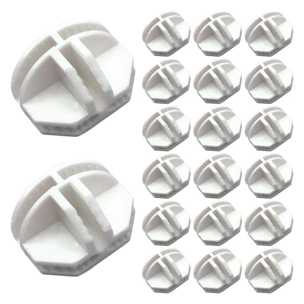 

50pcs White Corner Clips for Modular Storage Cube Connectors Plastic Shelf ganizers Easy Assembly Wire Closet Shoe Rack