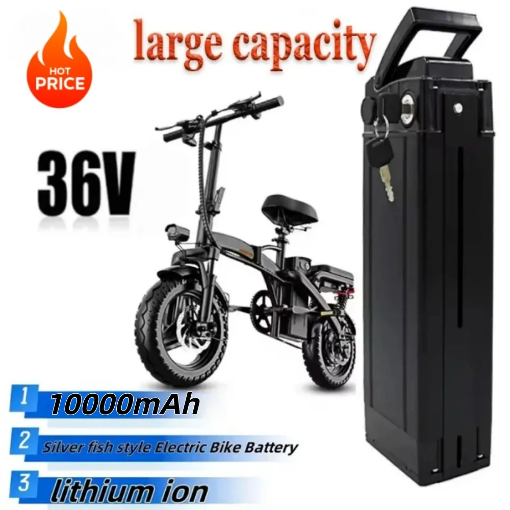 For Silver Fish Battery 36V 20ah 18650 Lithium Ion Battery 250W 350W 500W 1000W Motor With charger