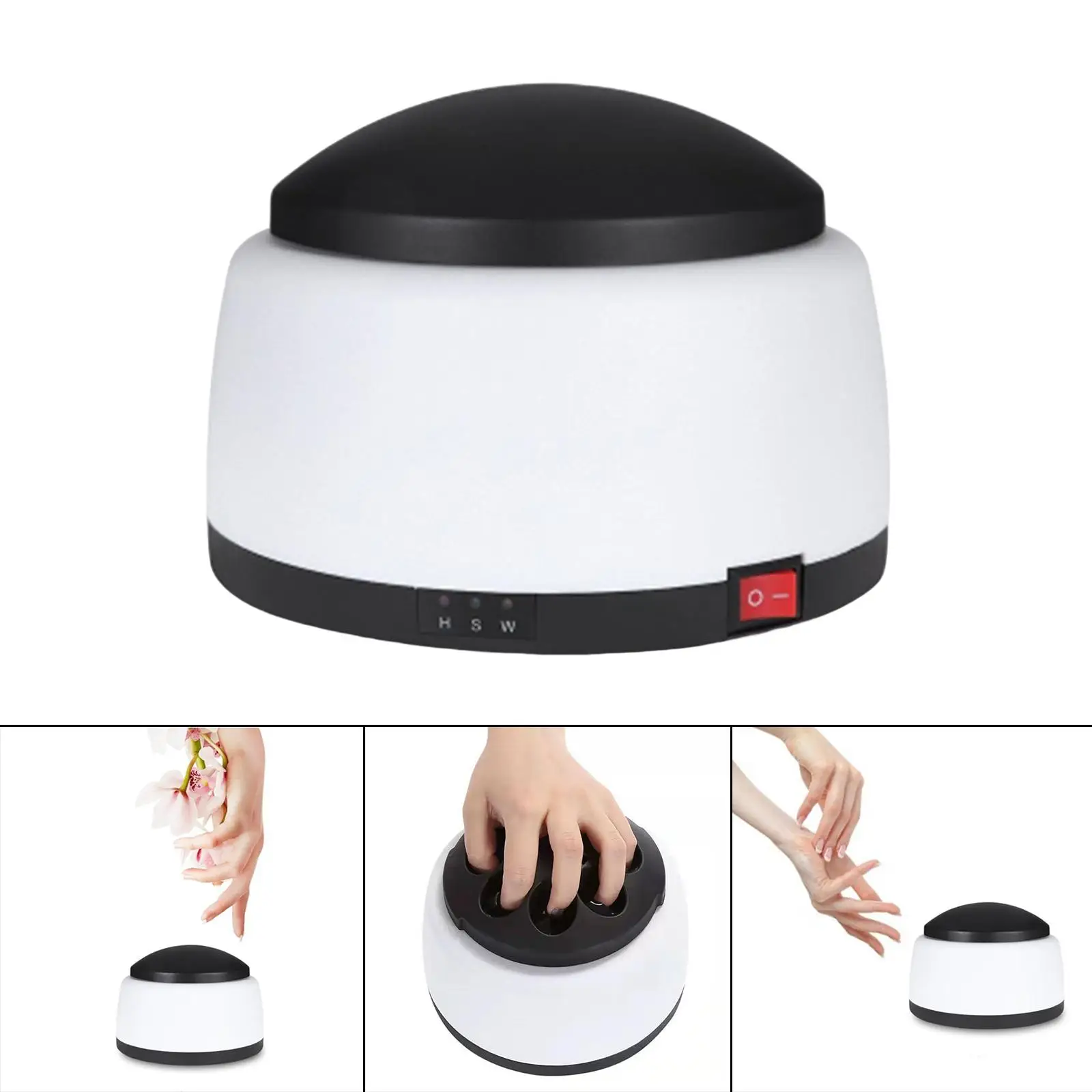 مزيل بخار الأظافر المحمول 36 واط التدفئة المهنية الولايات المتحدة التوصيل أداة تنظيف مبخرة الأظافر نقع البخار إزالة الملمع للمنزل